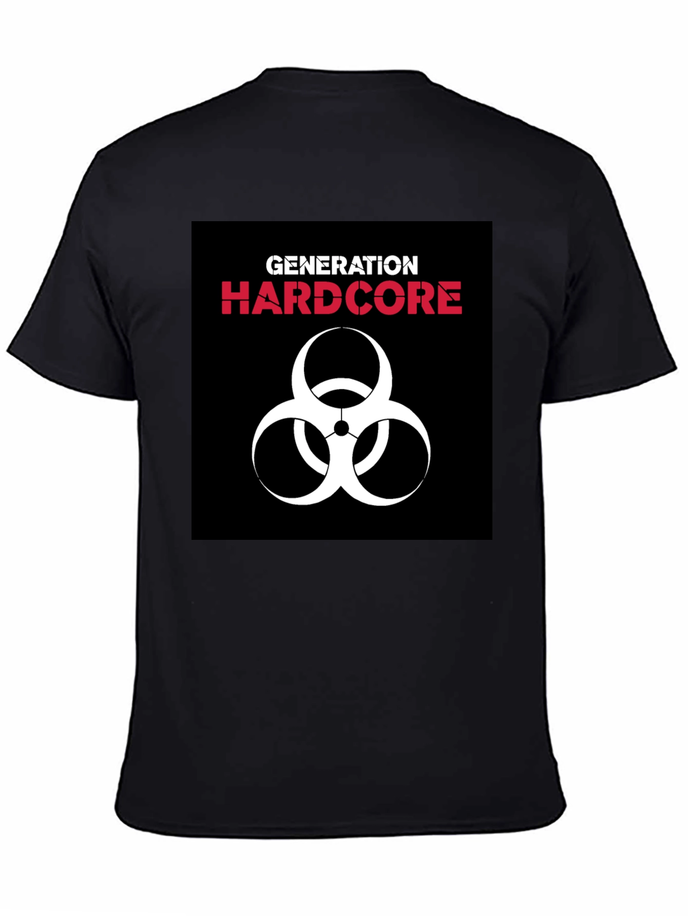 Generation Hardcore Biohazard Symbol Black T-Shirt