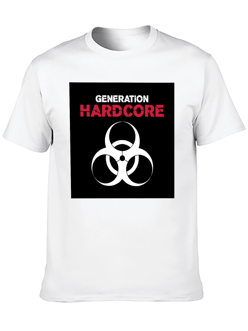 Generation Hardcore Biohazard Symbol Black T-Shirt