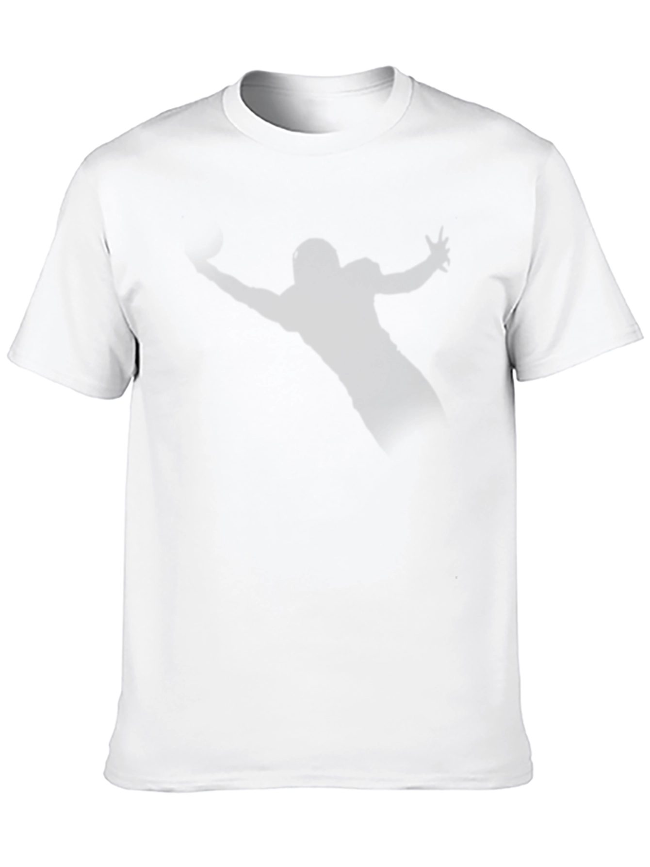 Mens Classic Black Crewneck T-Shirt