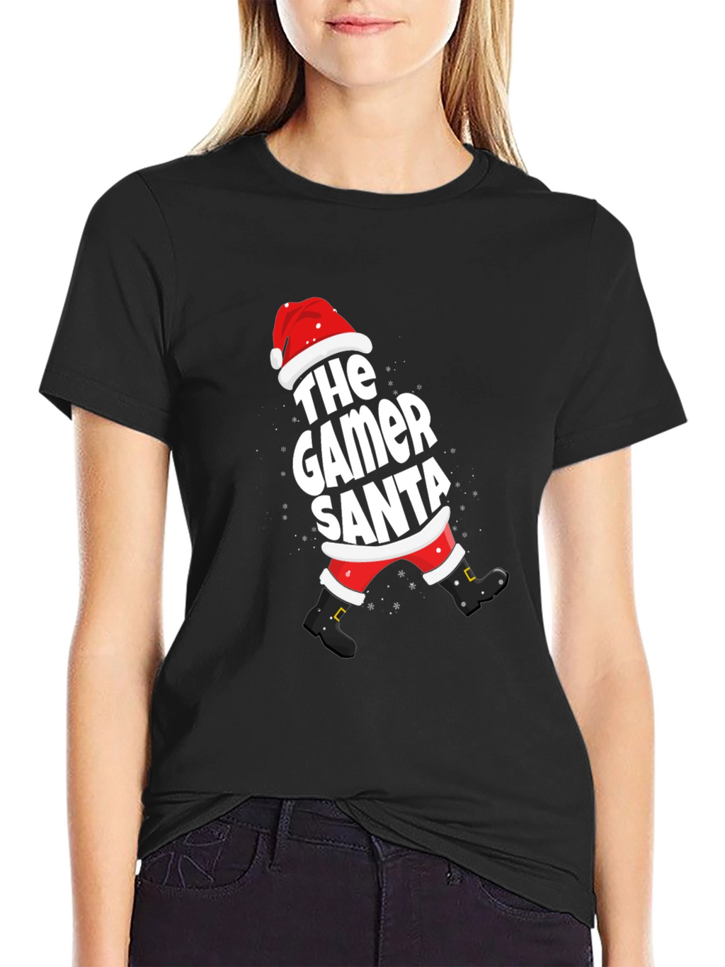 The Gamer Santa T-Shirt - Holiday Festive Tee