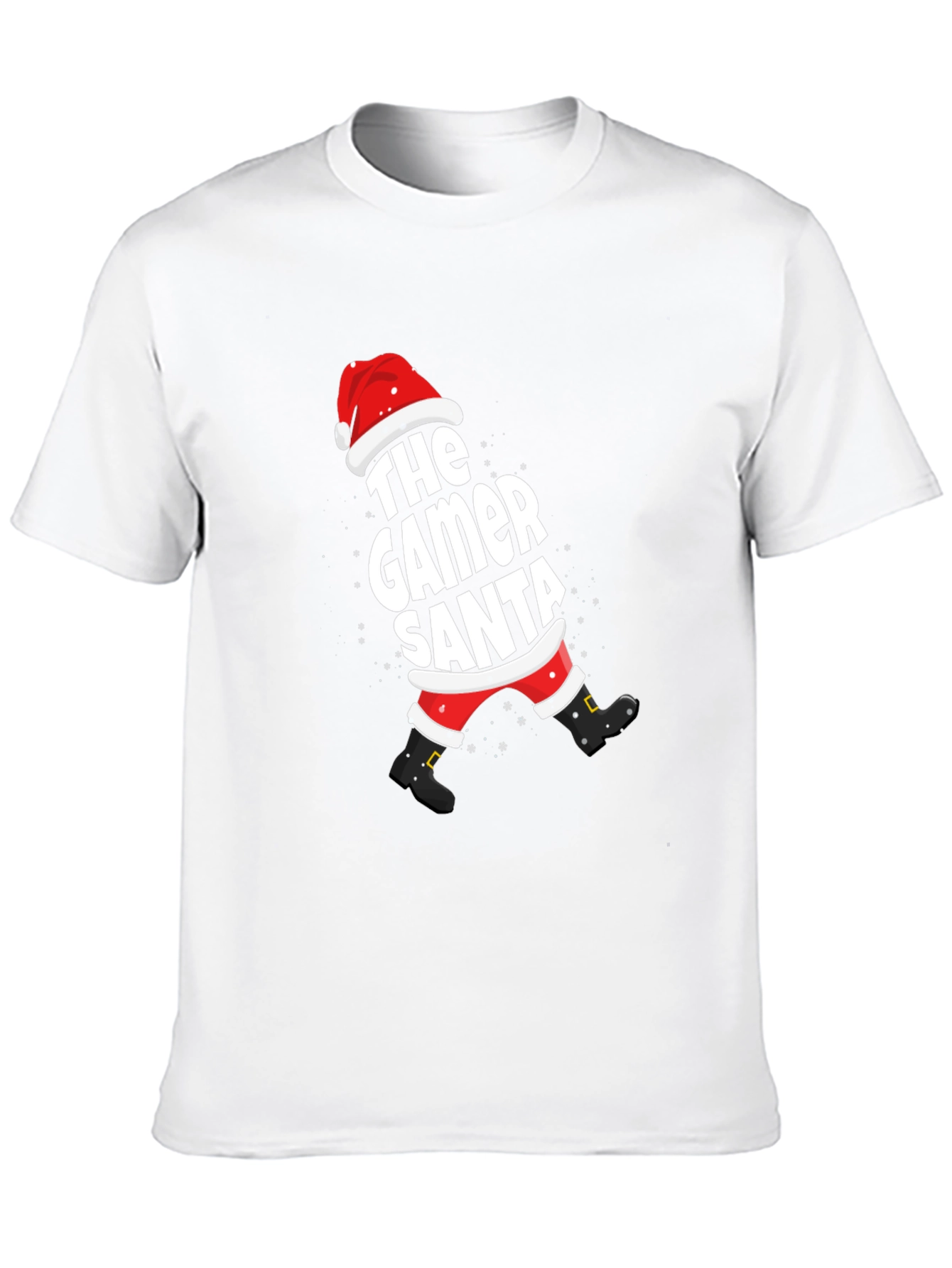 The Gamer Santa T-Shirt - Holiday Festive Tee