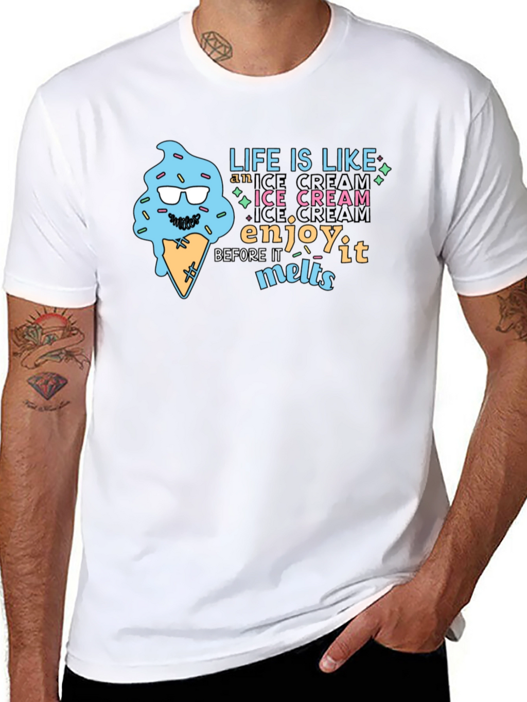 Life Is Like Ice Cream T-Shirt