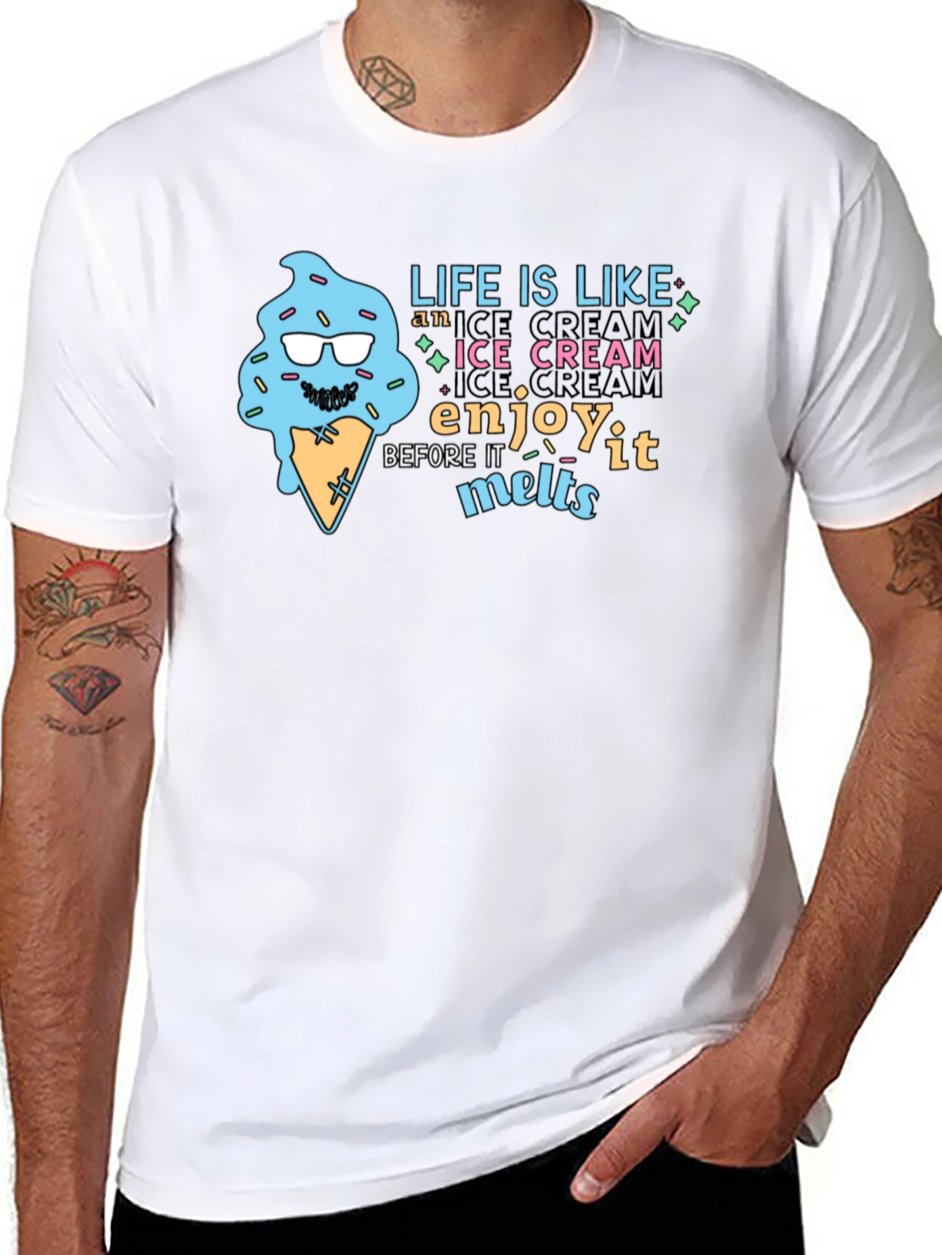 Life Is Like Ice Cream T-Shirt