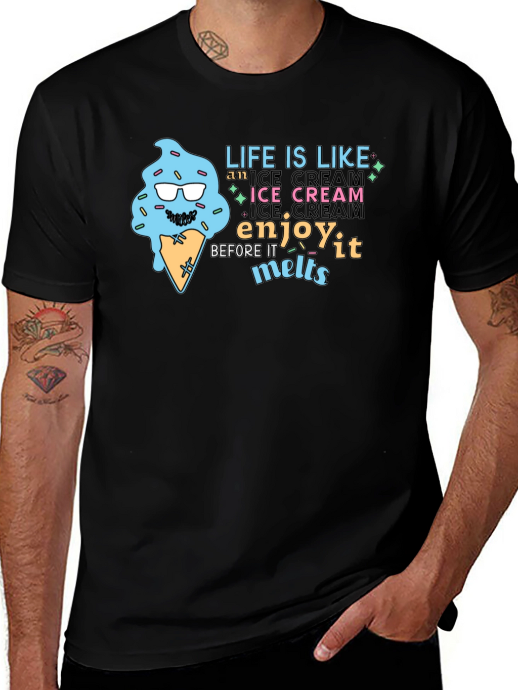 Life Is Like Ice Cream T-Shirt