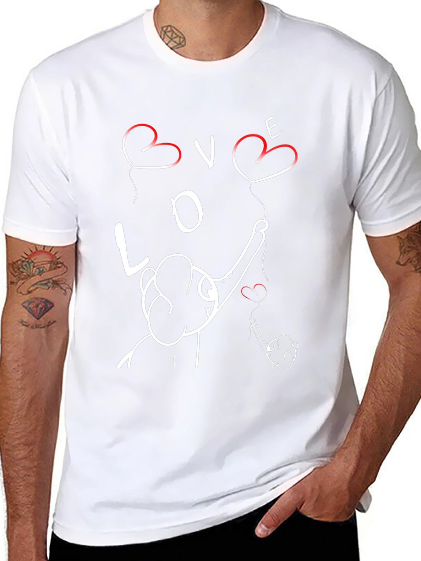 Love Elephant Graphic Tee