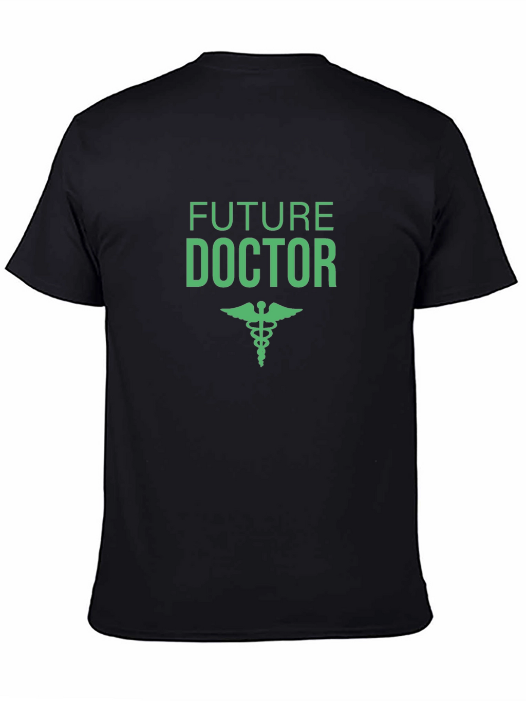 Future Doctor T-Shirt - Black Caduceus