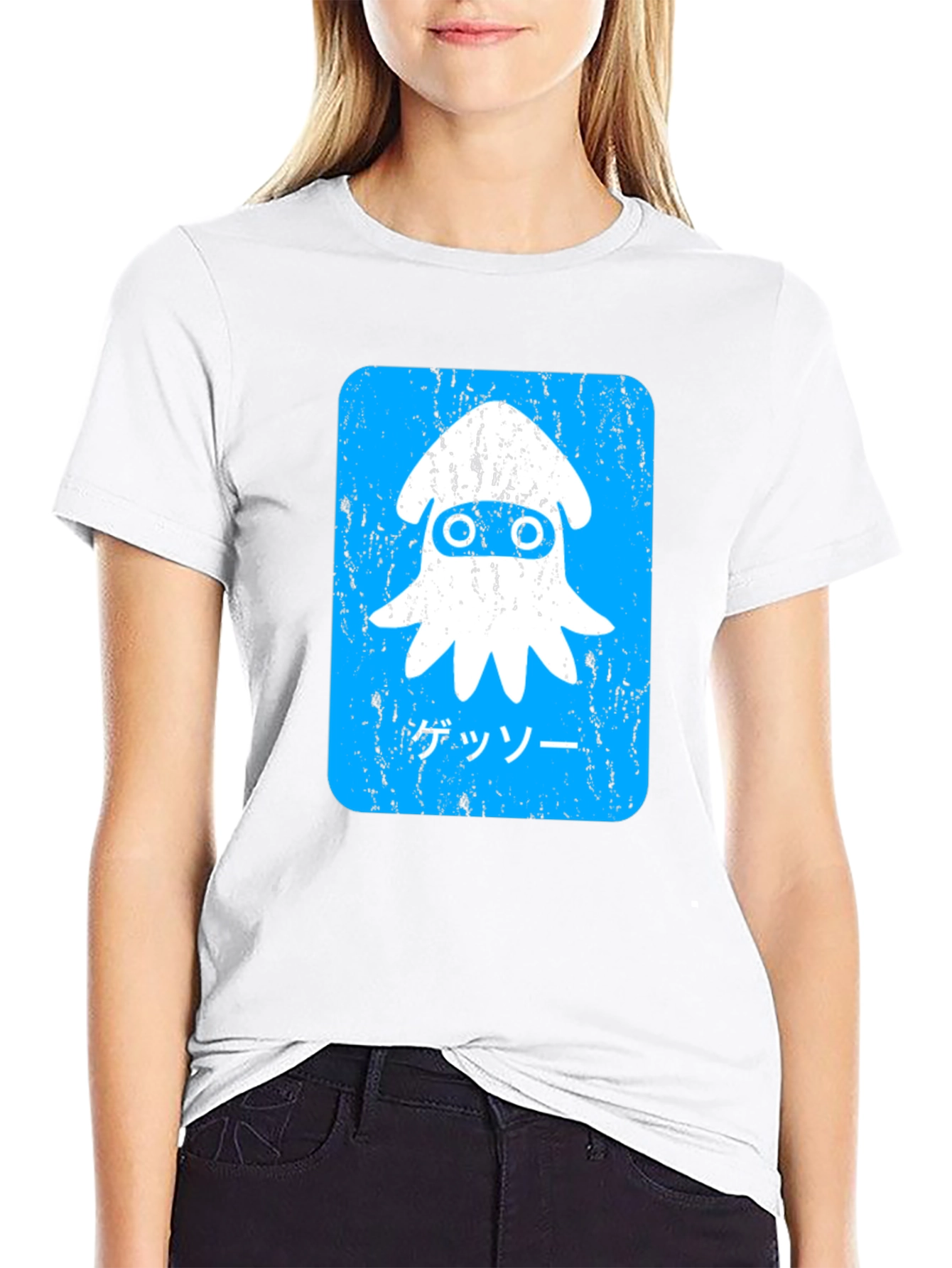 Splatoon Squid T-Shirt - Retro Style