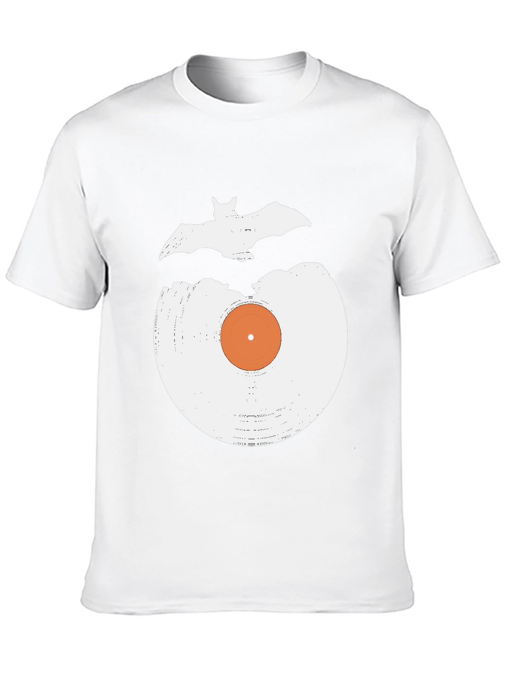 Vinyl Record & Bat Graphic Tee