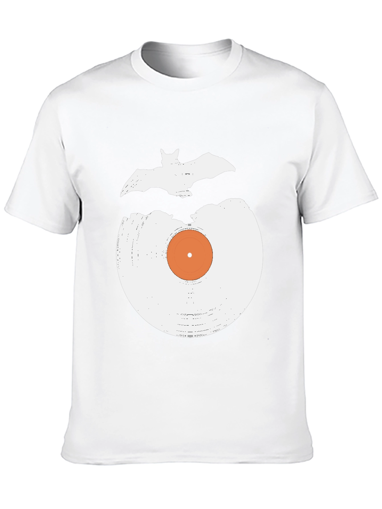 Vinyl Record & Bat Graphic Tee