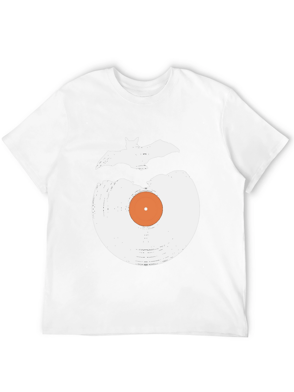 Vinyl Record & Bat Graphic Tee