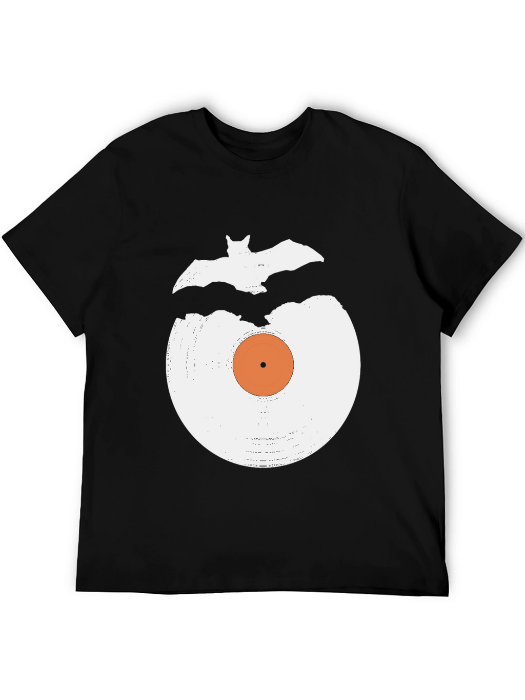 Vinyl Record & Bat Graphic Tee