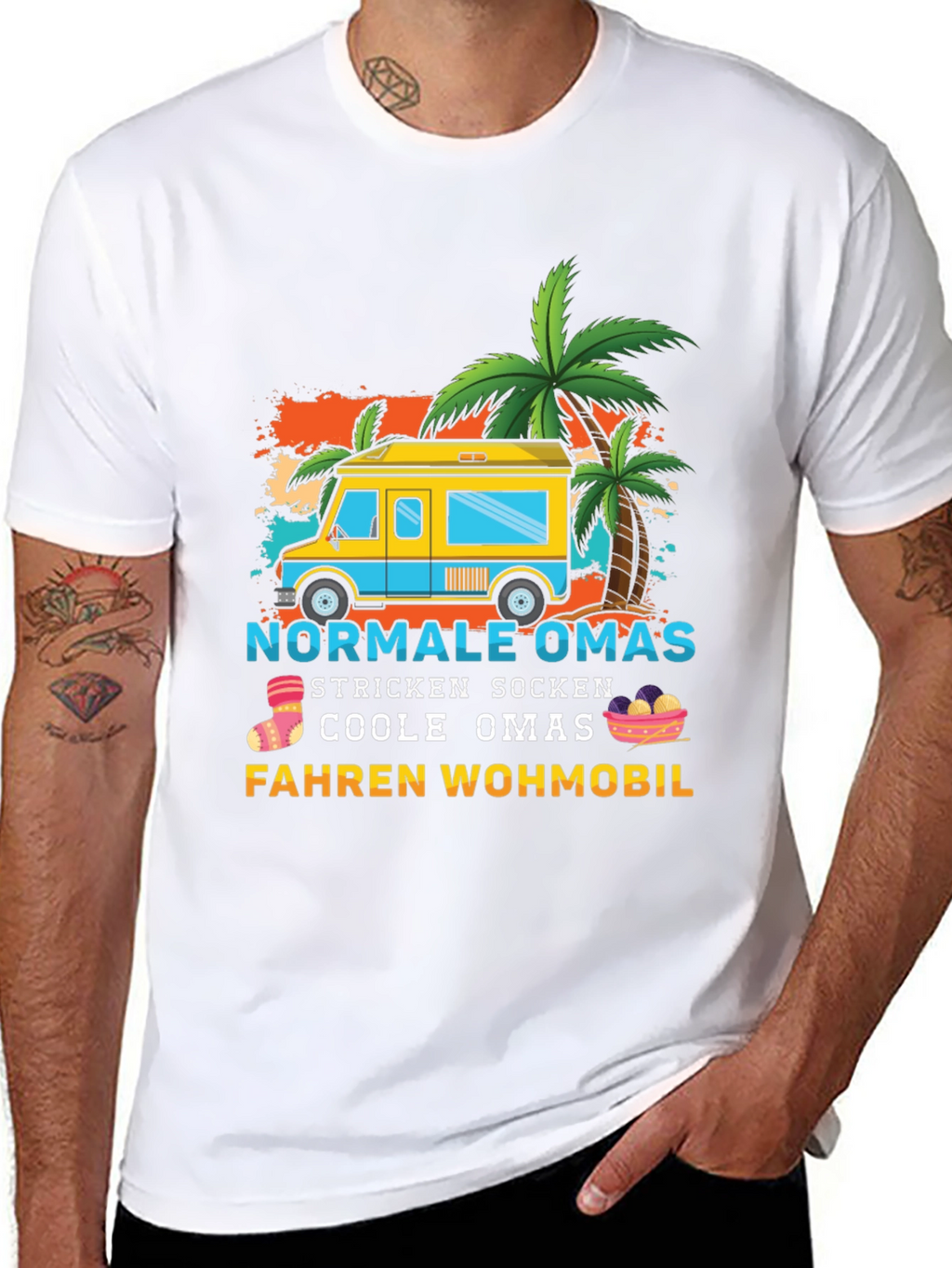 Cool Omas Camper T-Shirt