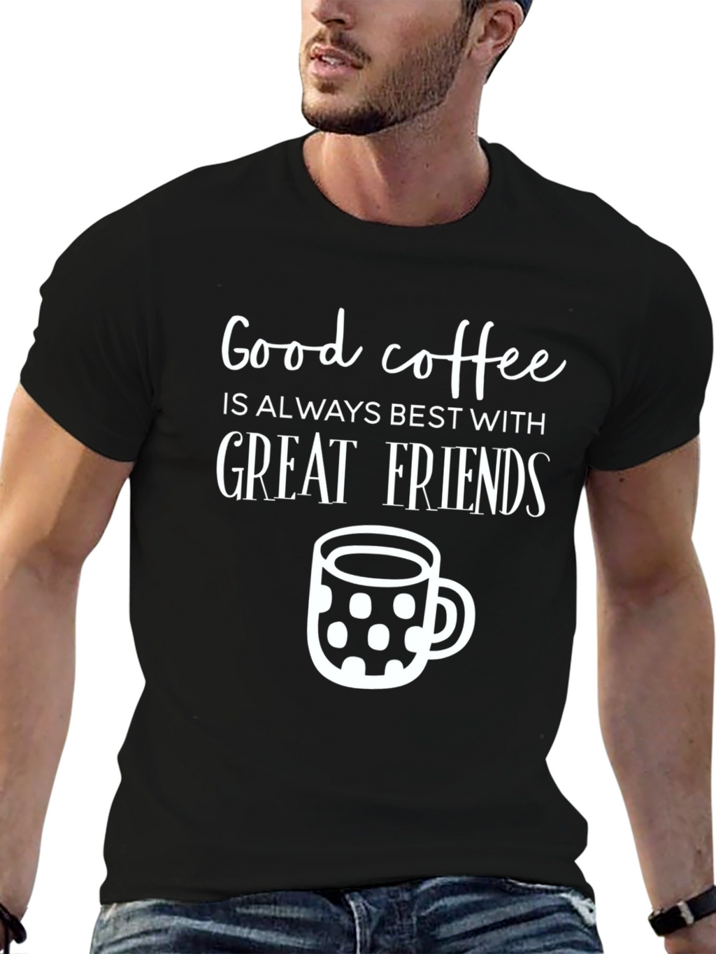 Good Coffee Great Friends T-Shirt