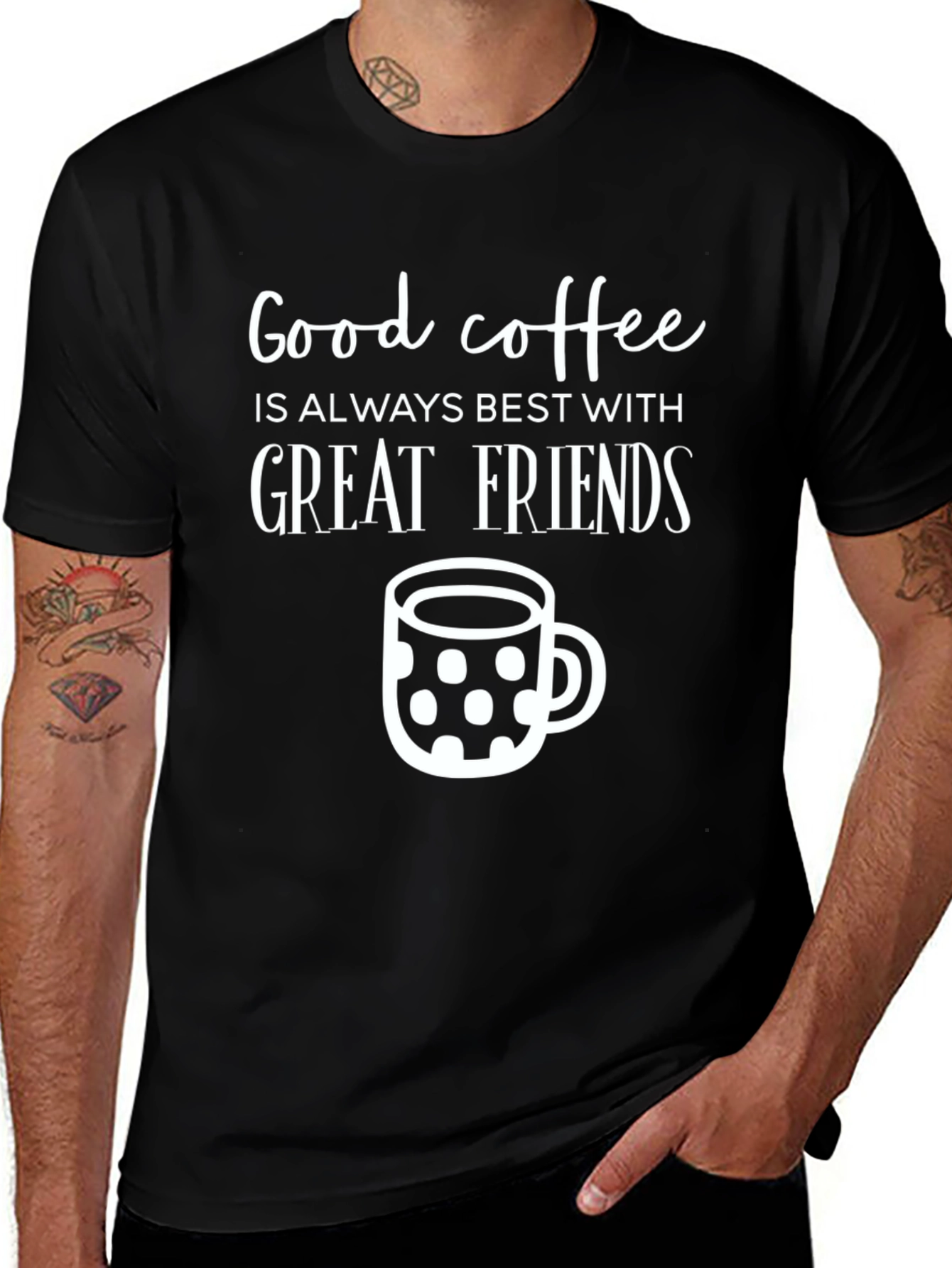 Good Coffee Great Friends T-Shirt