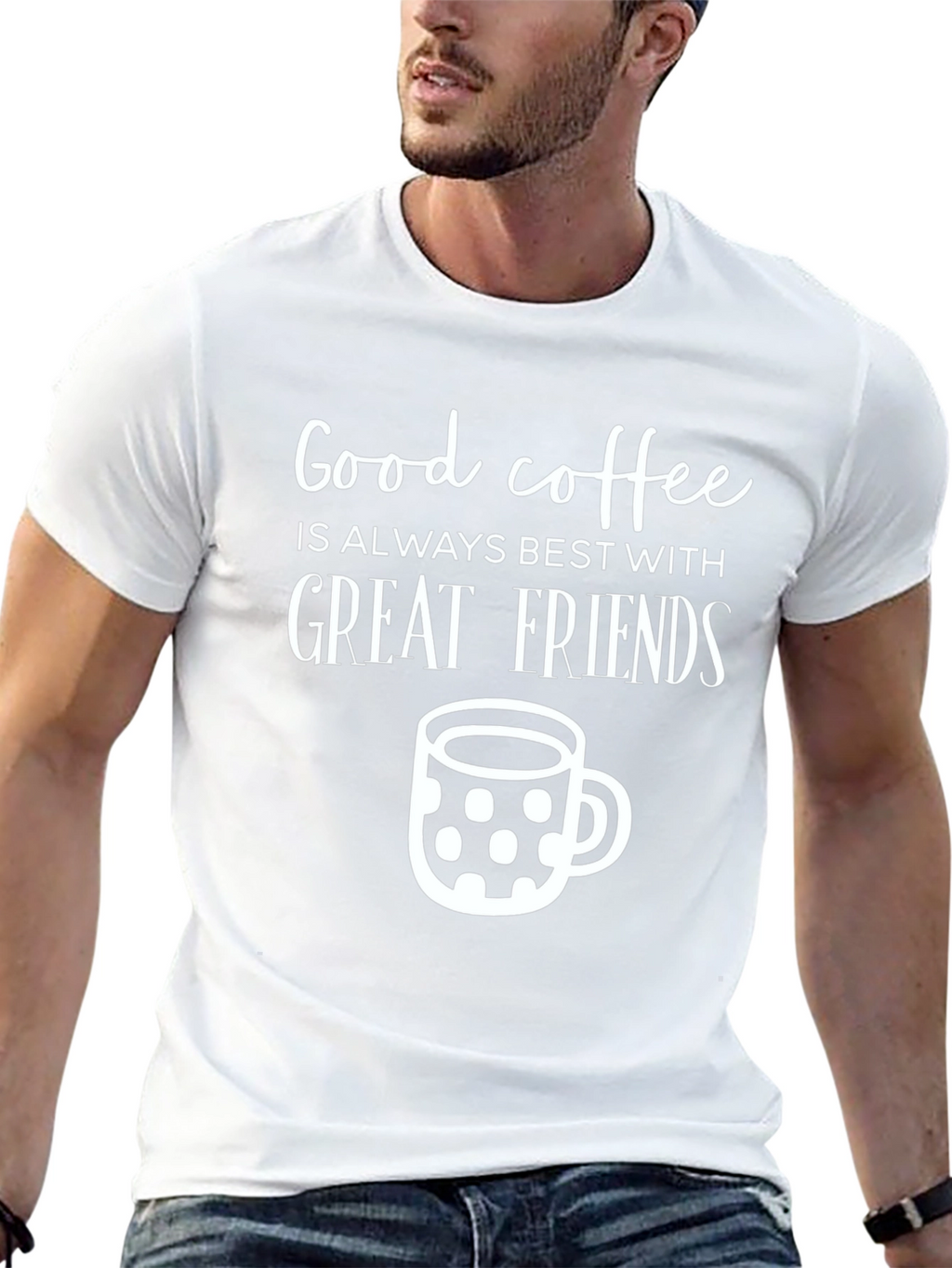 Good Coffee Great Friends T-Shirt