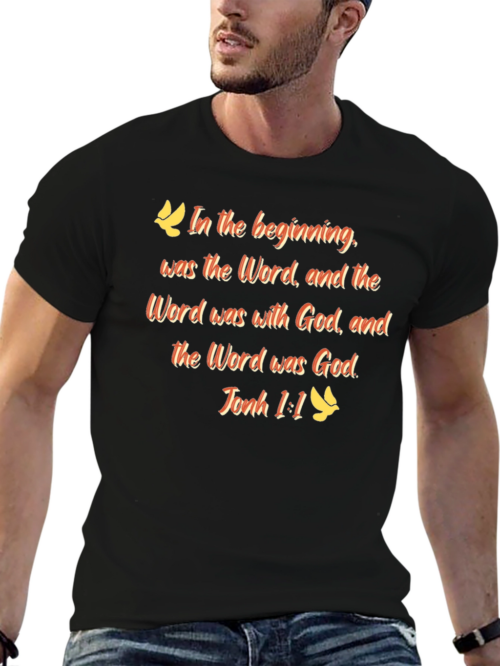 Religious T-Shirt - John 1:1 Bible Verse