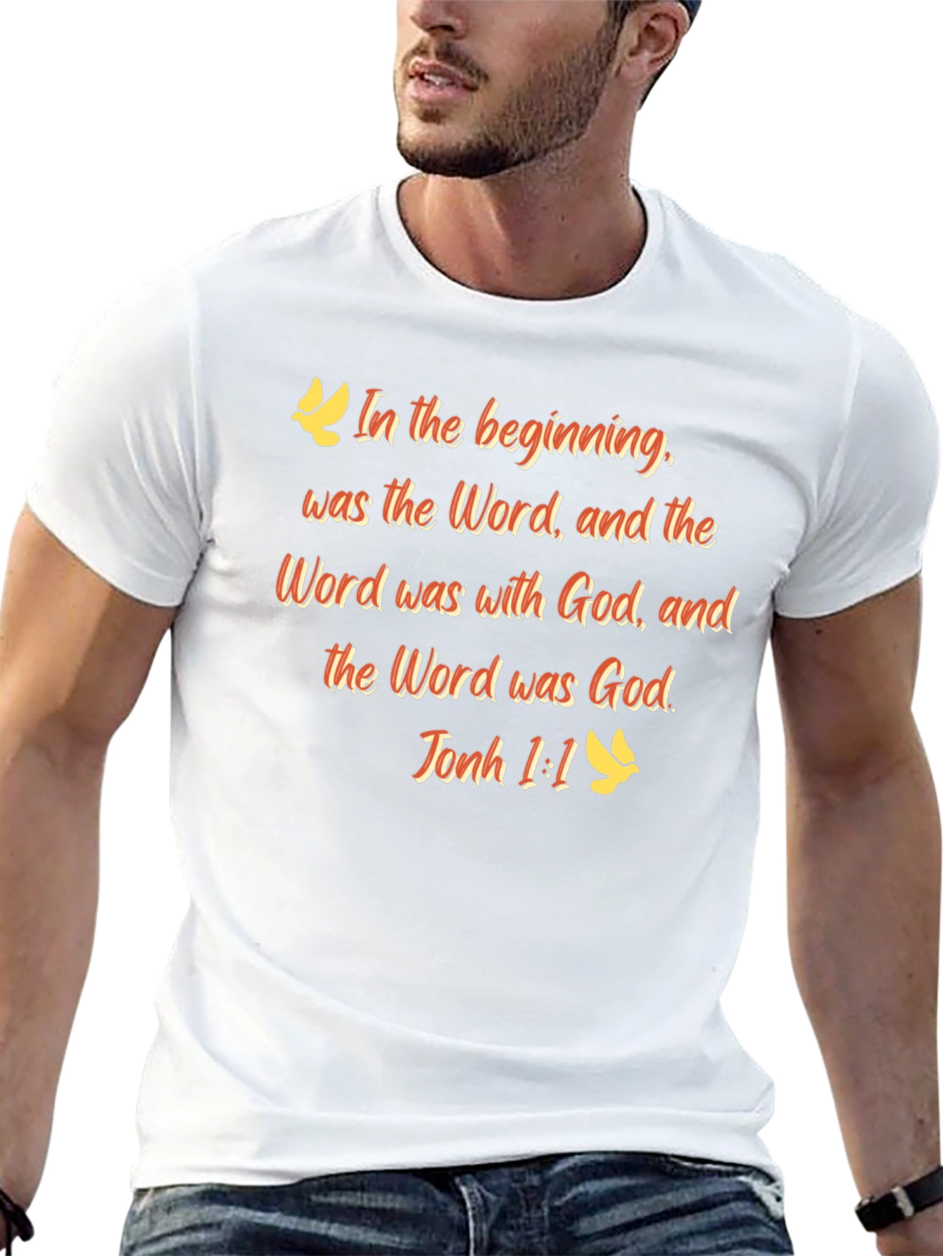 Religious T-Shirt - John 1:1 Bible Verse