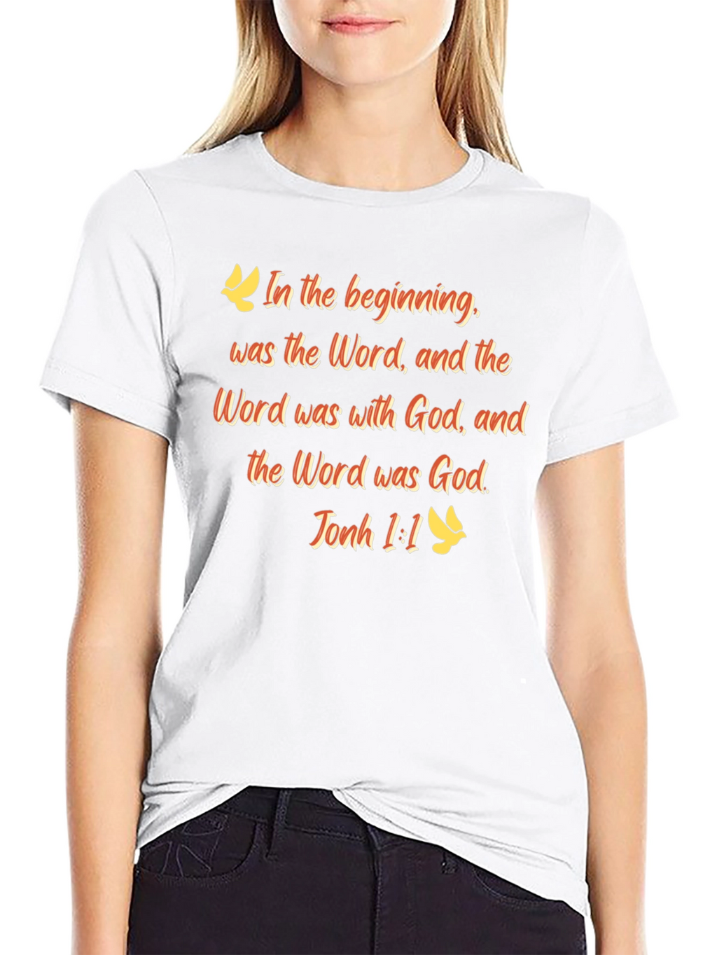 Religious T-Shirt - John 1:1 Bible Verse