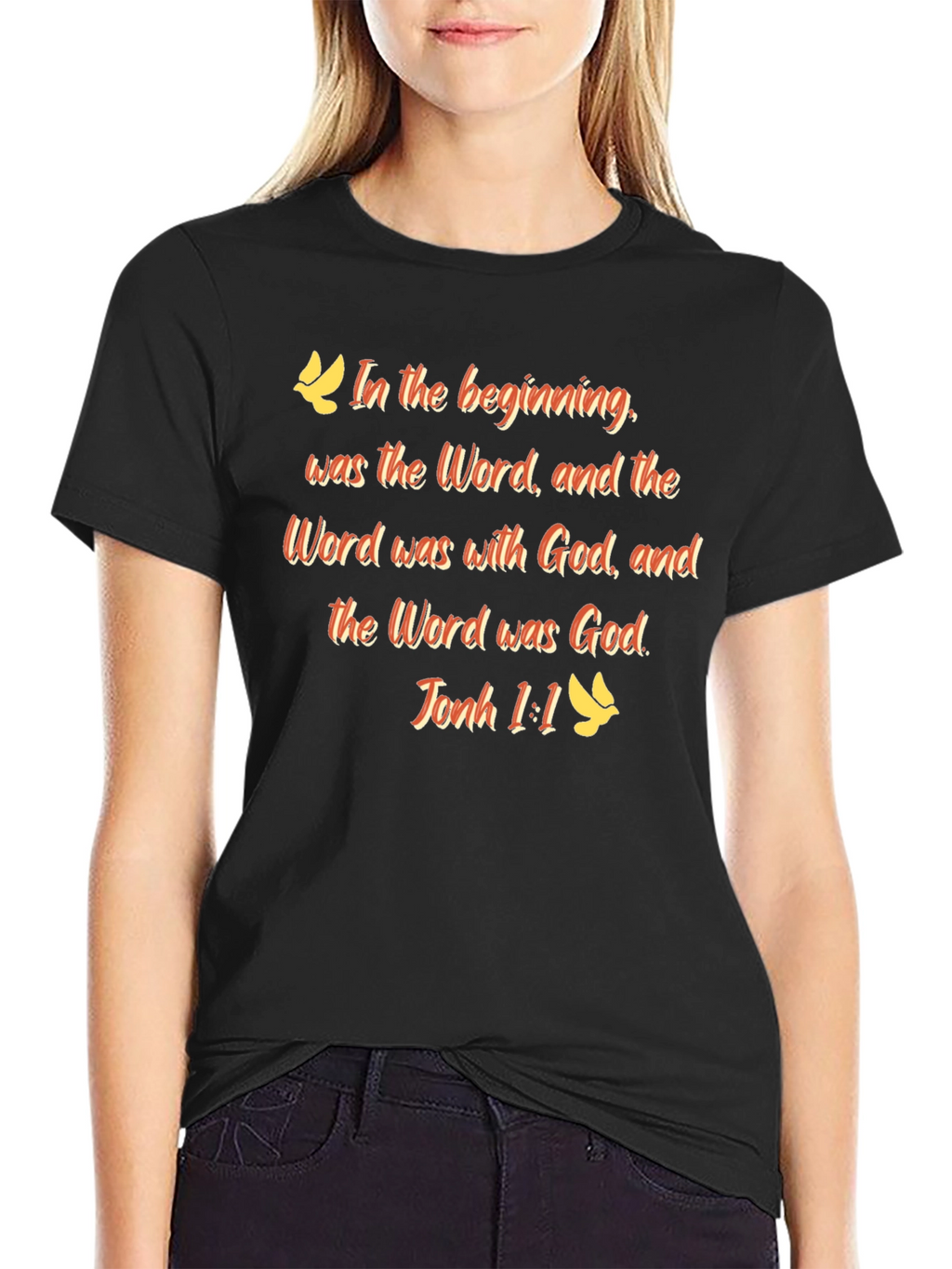 Religious T-Shirt - John 1:1 Bible Verse