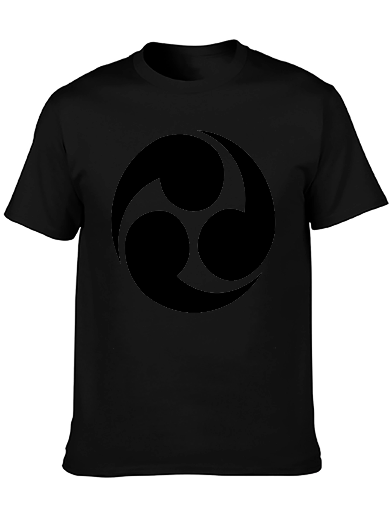 Bold Black Tomoe T-Shirt
