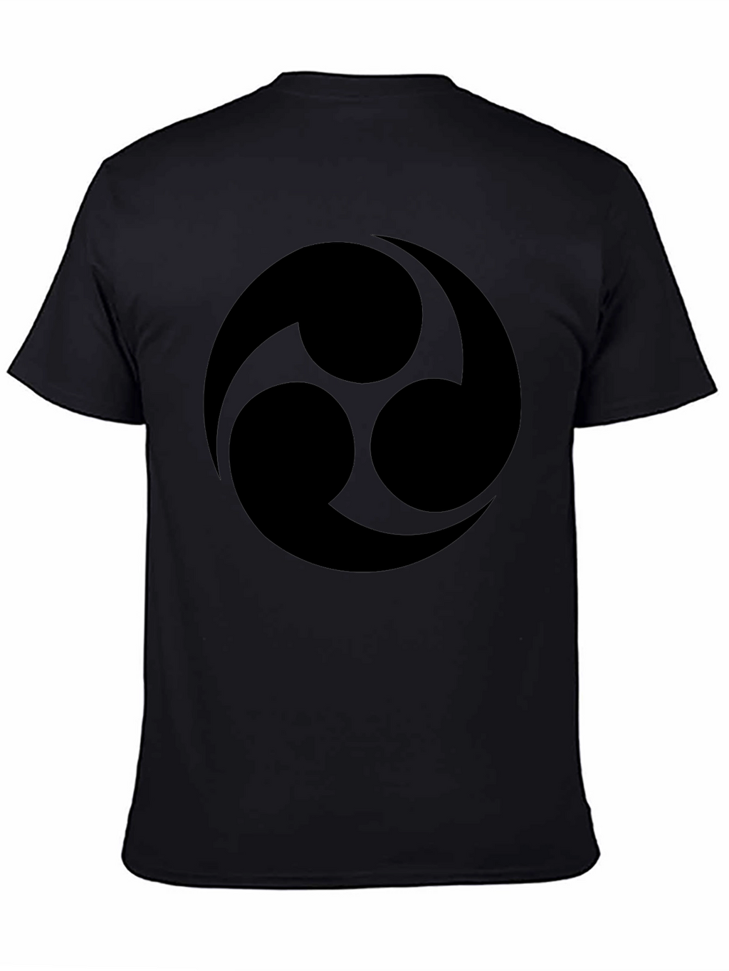 Bold Black Tomoe T-Shirt