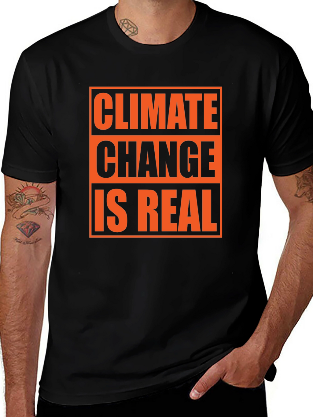 Climate Change is Real Graphic T-Shirt