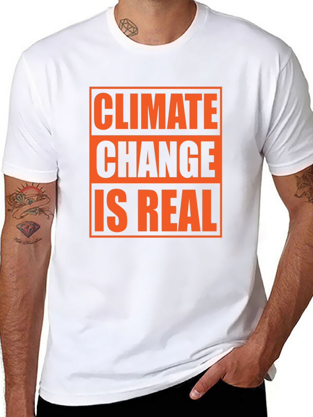 Climate Change is Real Graphic T-Shirt