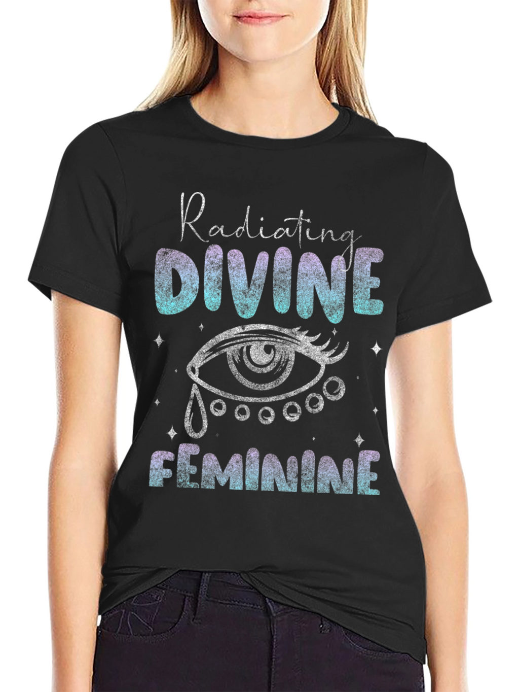 Radiating Divine Feminine Graphic T-Shirt