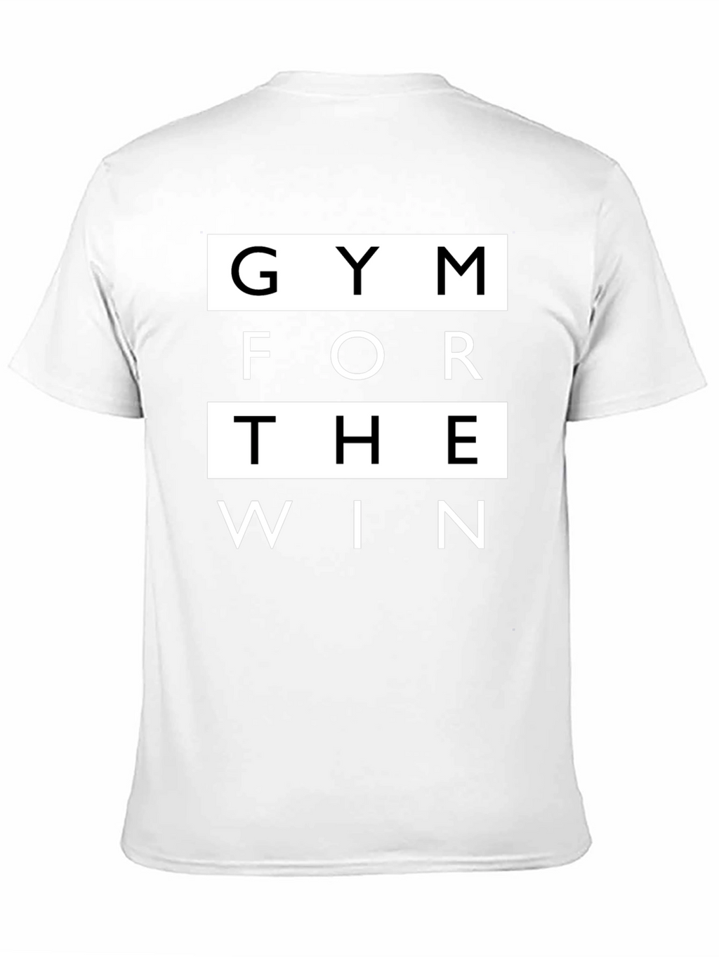 Gym For The Win Black Graphic T-Shirt