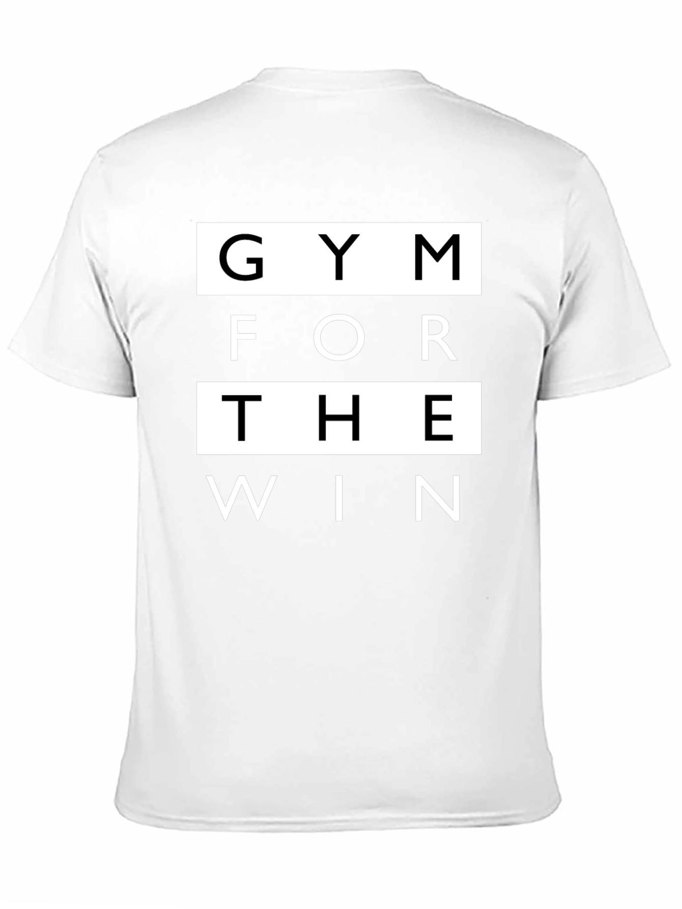 Gym For The Win Black Graphic T-Shirt