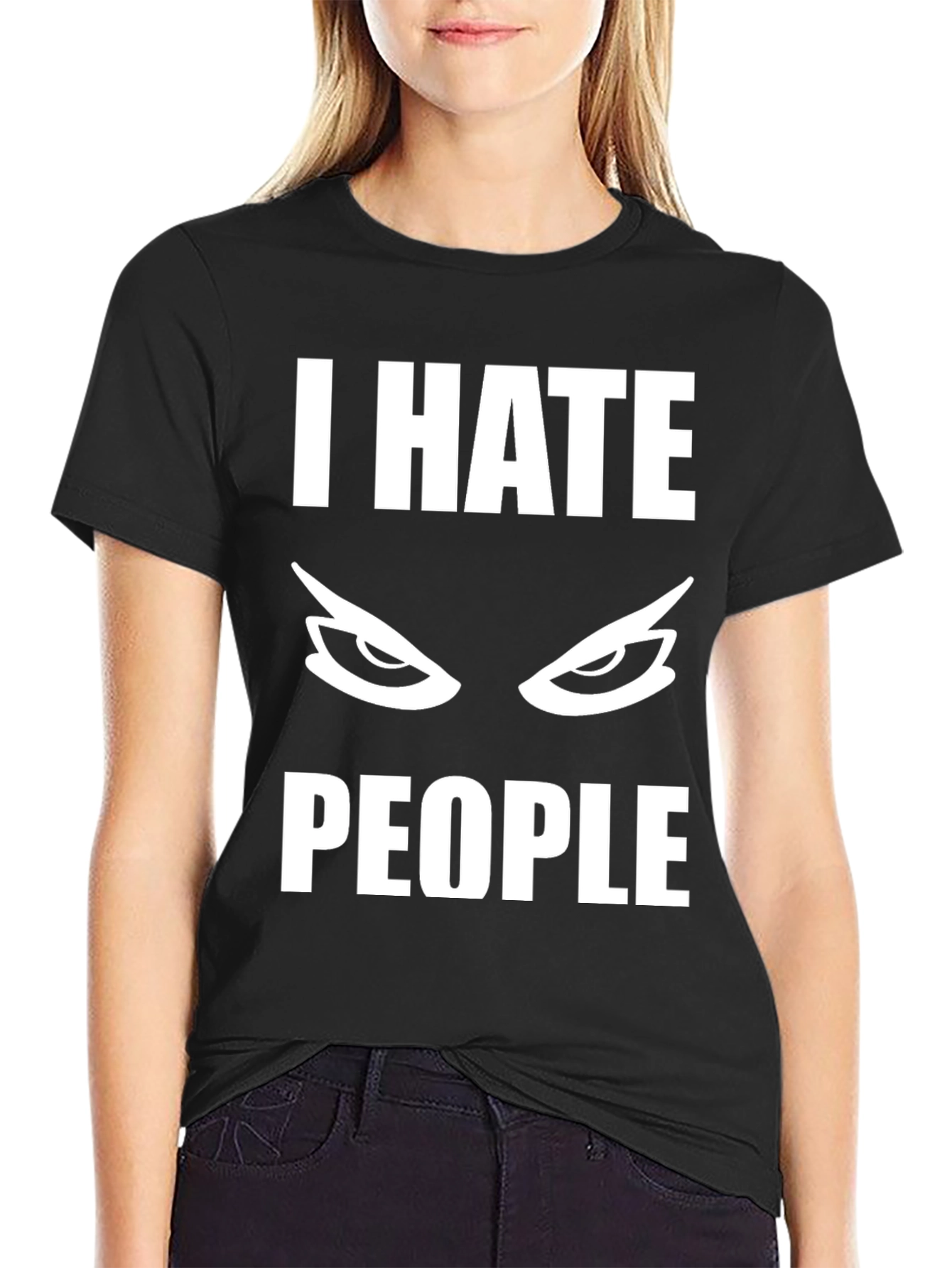 I Hate People Graphic Tee - Sarcastic Humor T-Shirt