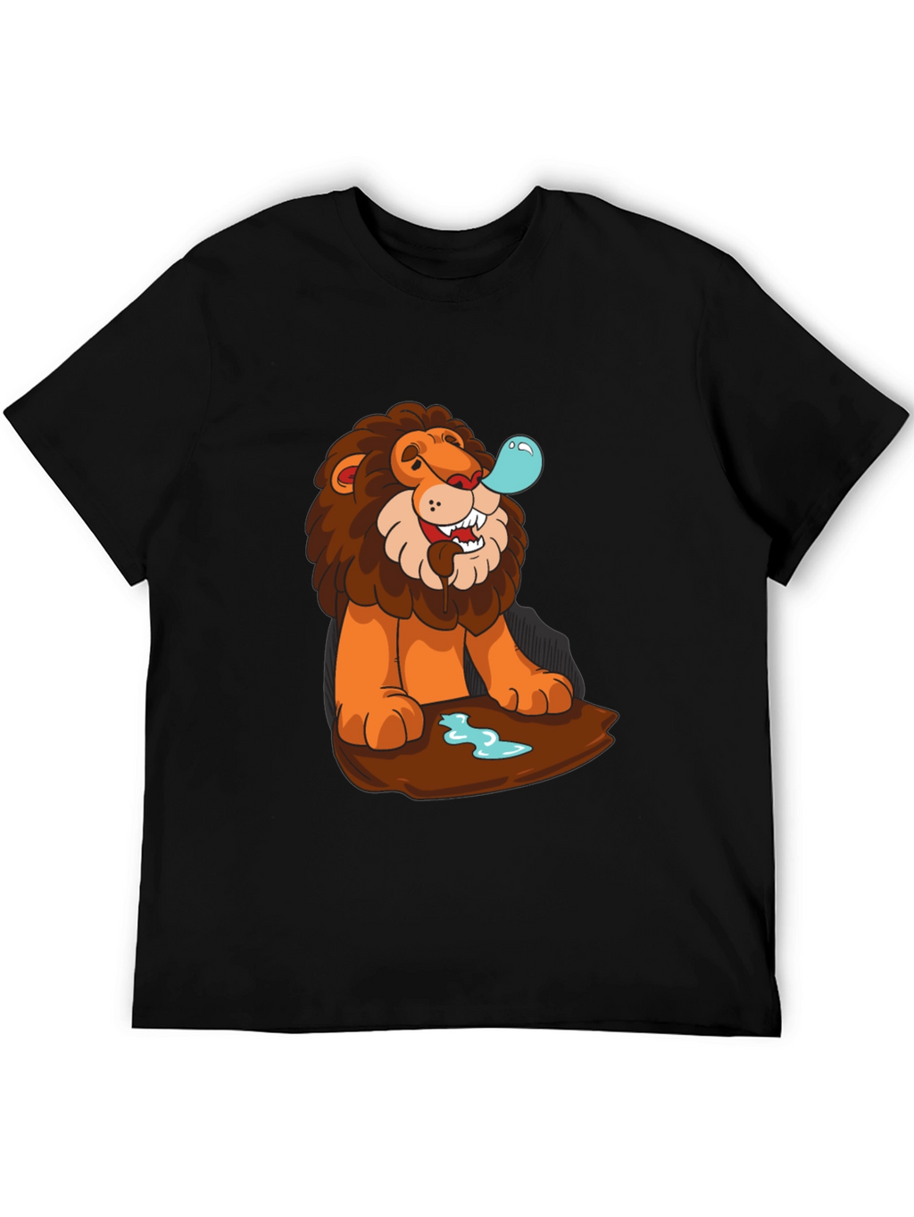 Lion Bubble T-Shirt - Cool Cartoon Graphic Tee