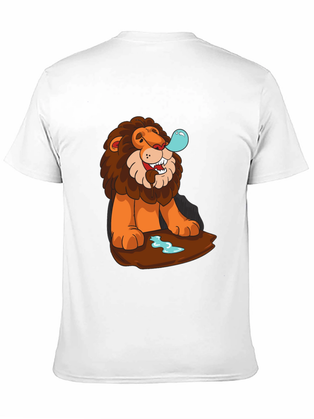 Lion Bubble T-Shirt - Cool Cartoon Graphic Tee