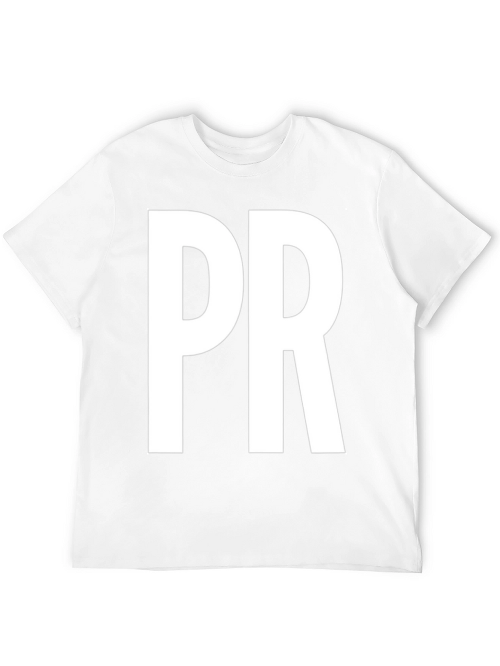 PR Bold Lettering Black T-Shirt