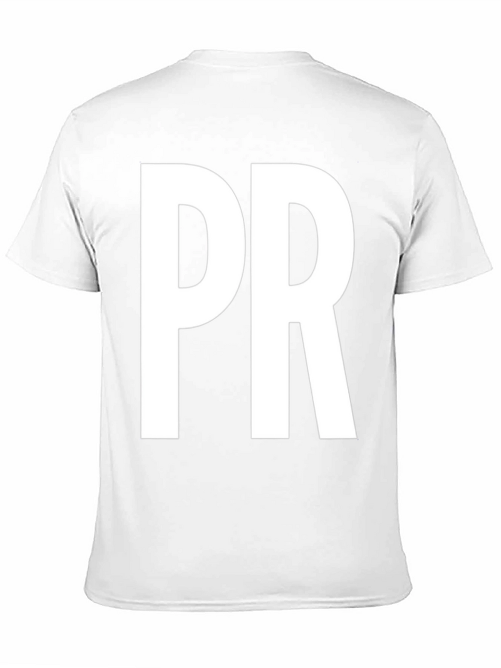 PR Bold Lettering Black T-Shirt