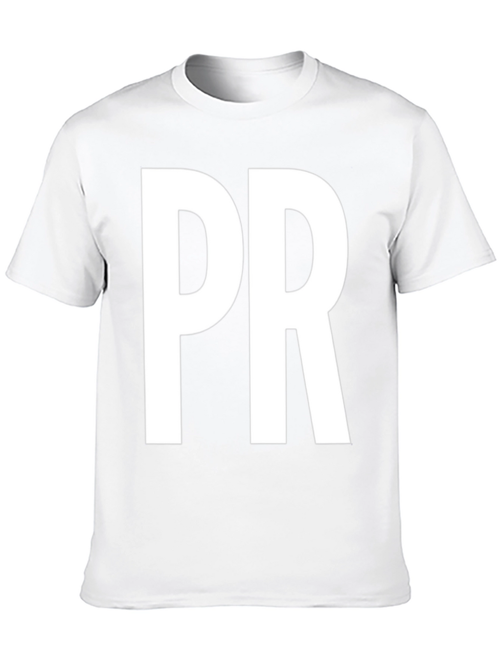 PR Bold Lettering Black T-Shirt