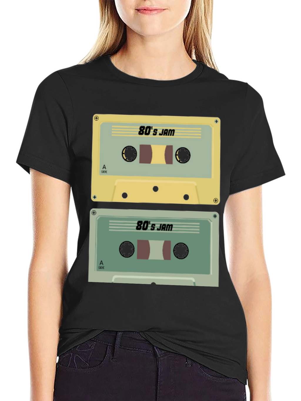 Retro 80s Jam Cassette Tape T-Shirt