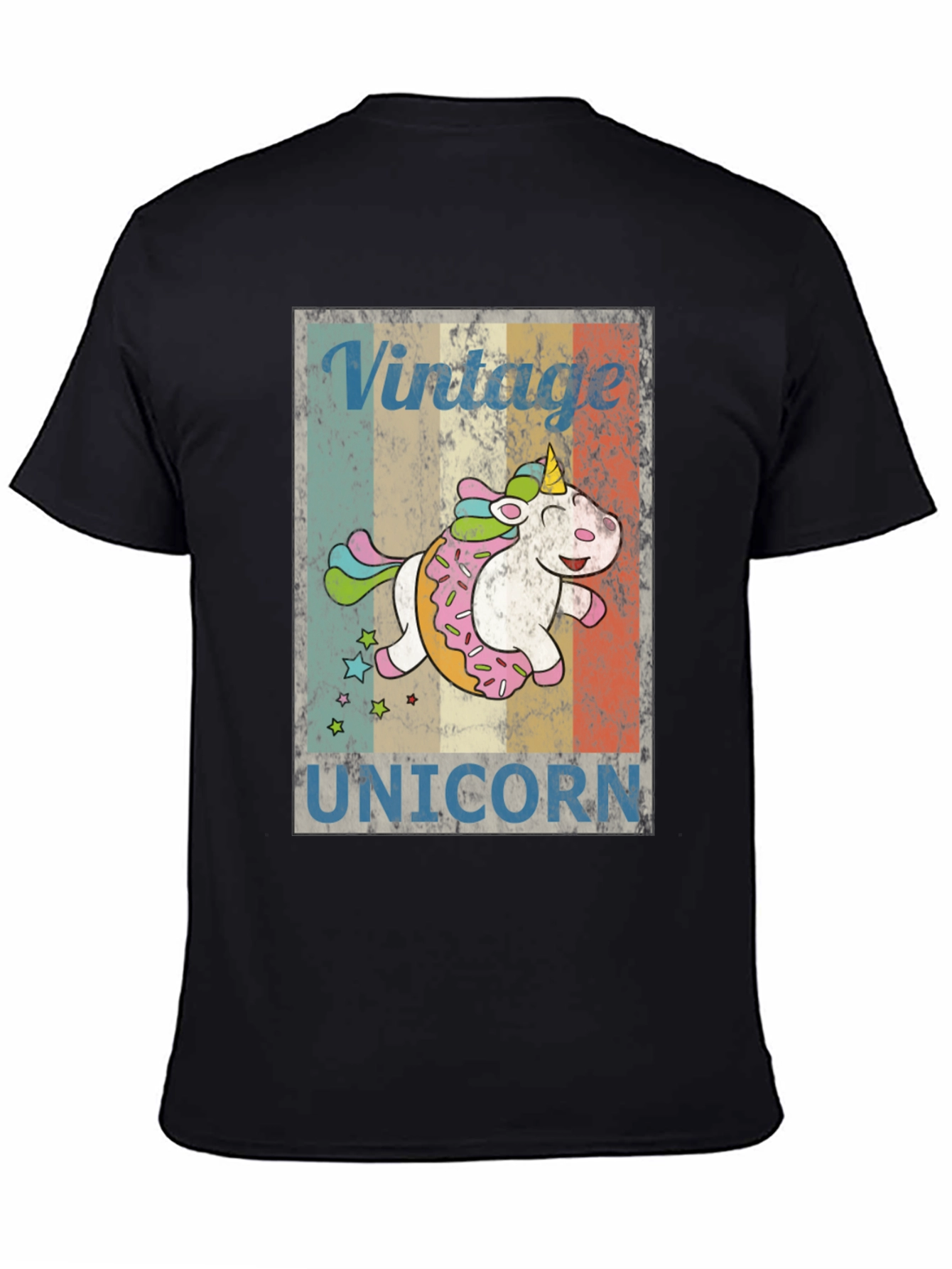 Vintage Unicorn Doughnut T-Shirt