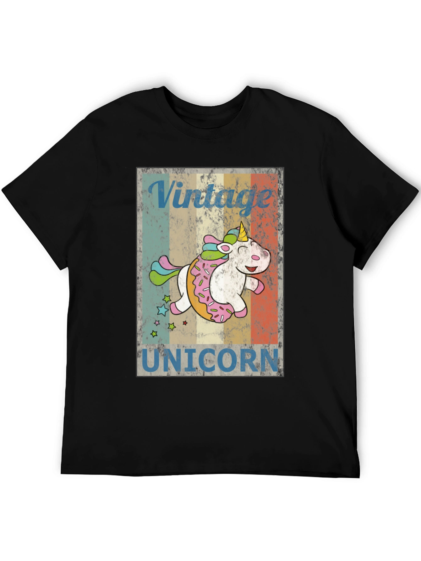 Vintage Unicorn Doughnut T-Shirt