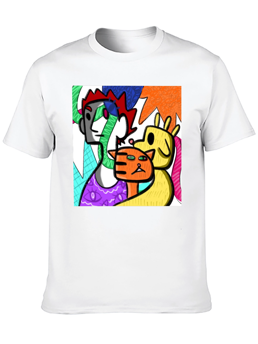 Abstract Art T-Shirt - Modern Graphic Tee