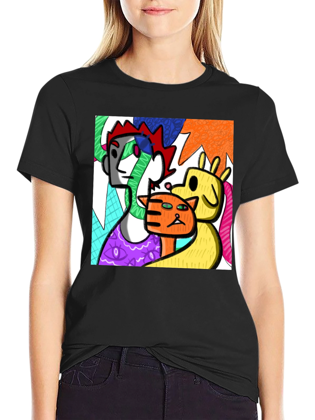 Abstract Art T-Shirt - Modern Graphic Tee