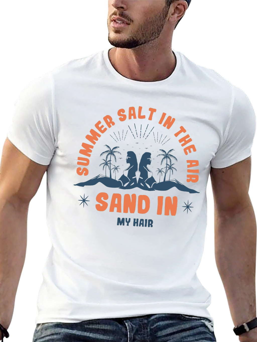 Summer Salt Sand in the Air Graphic Tee