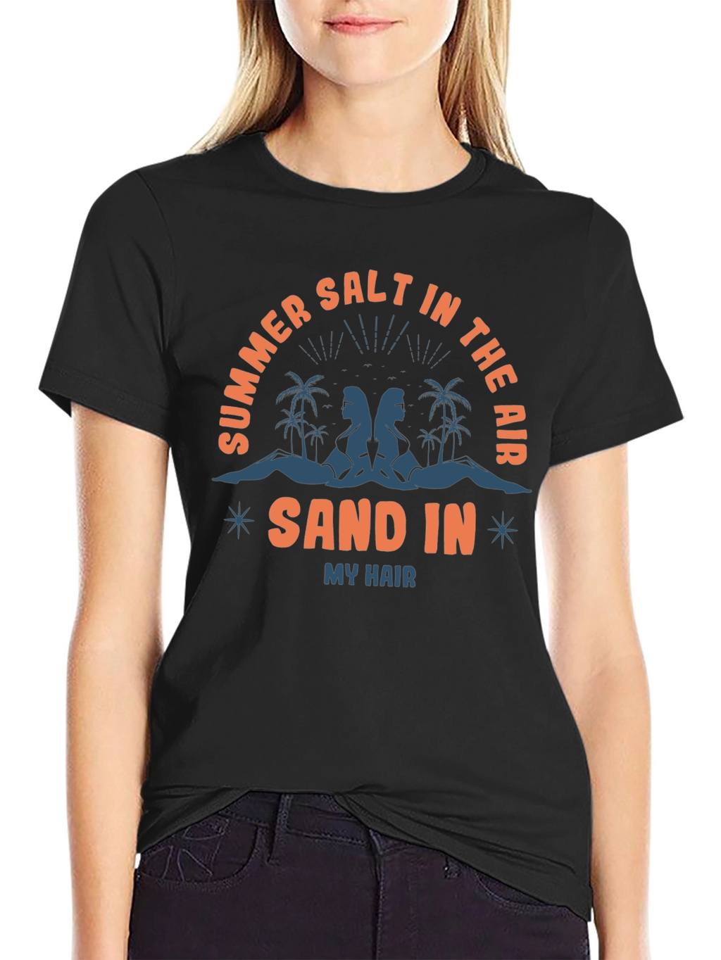 Summer Salt Sand in the Air Graphic Tee