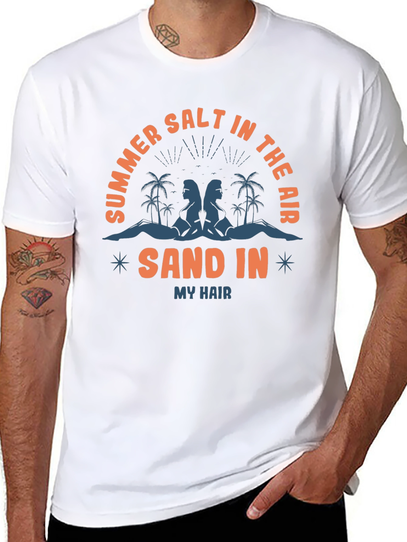 Summer Salt Sand in the Air Graphic Tee