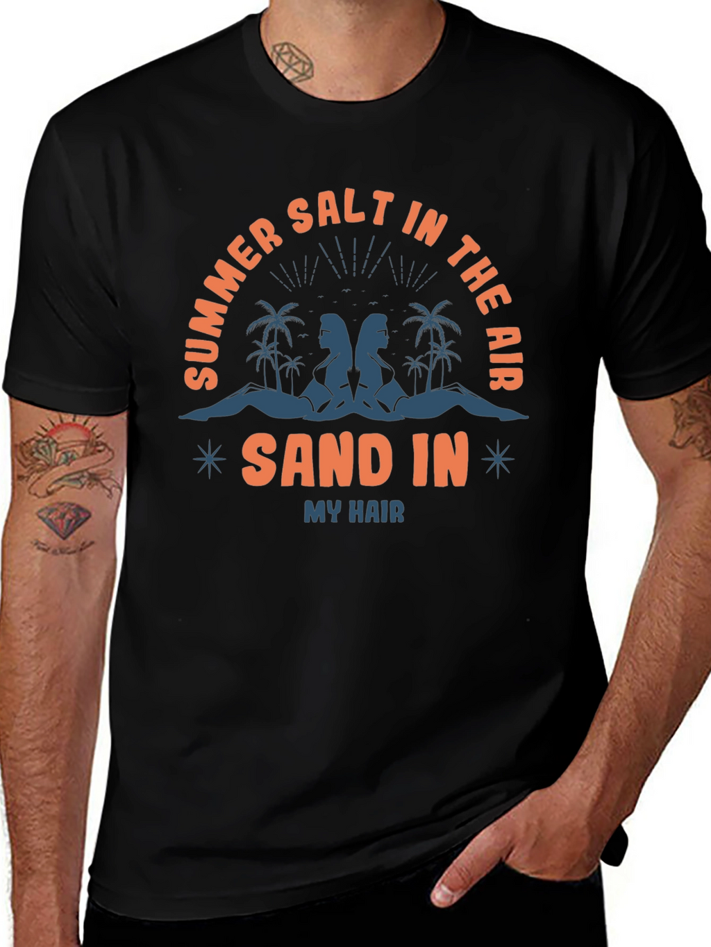 Summer Salt Sand in the Air Graphic Tee