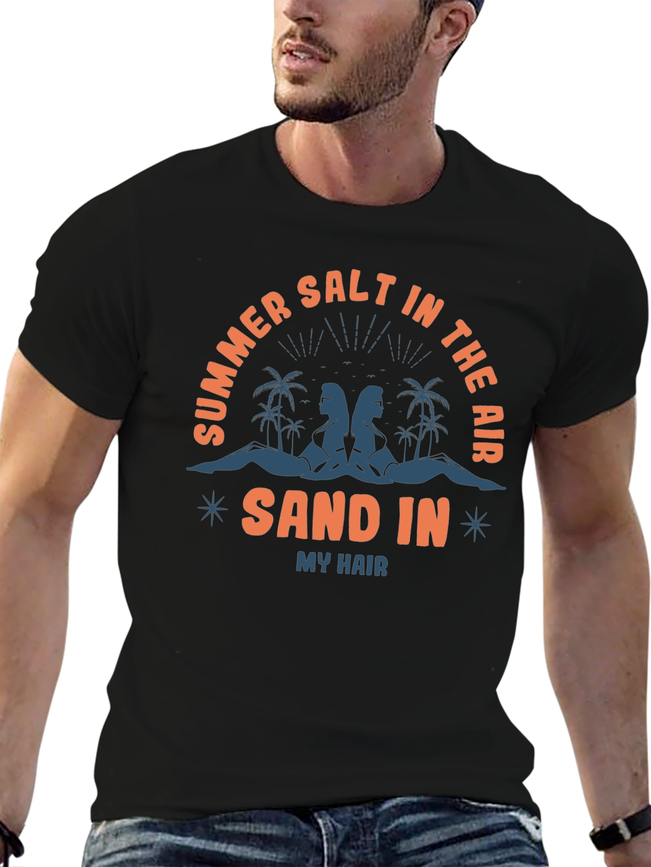 Summer Salt Sand in the Air Graphic Tee