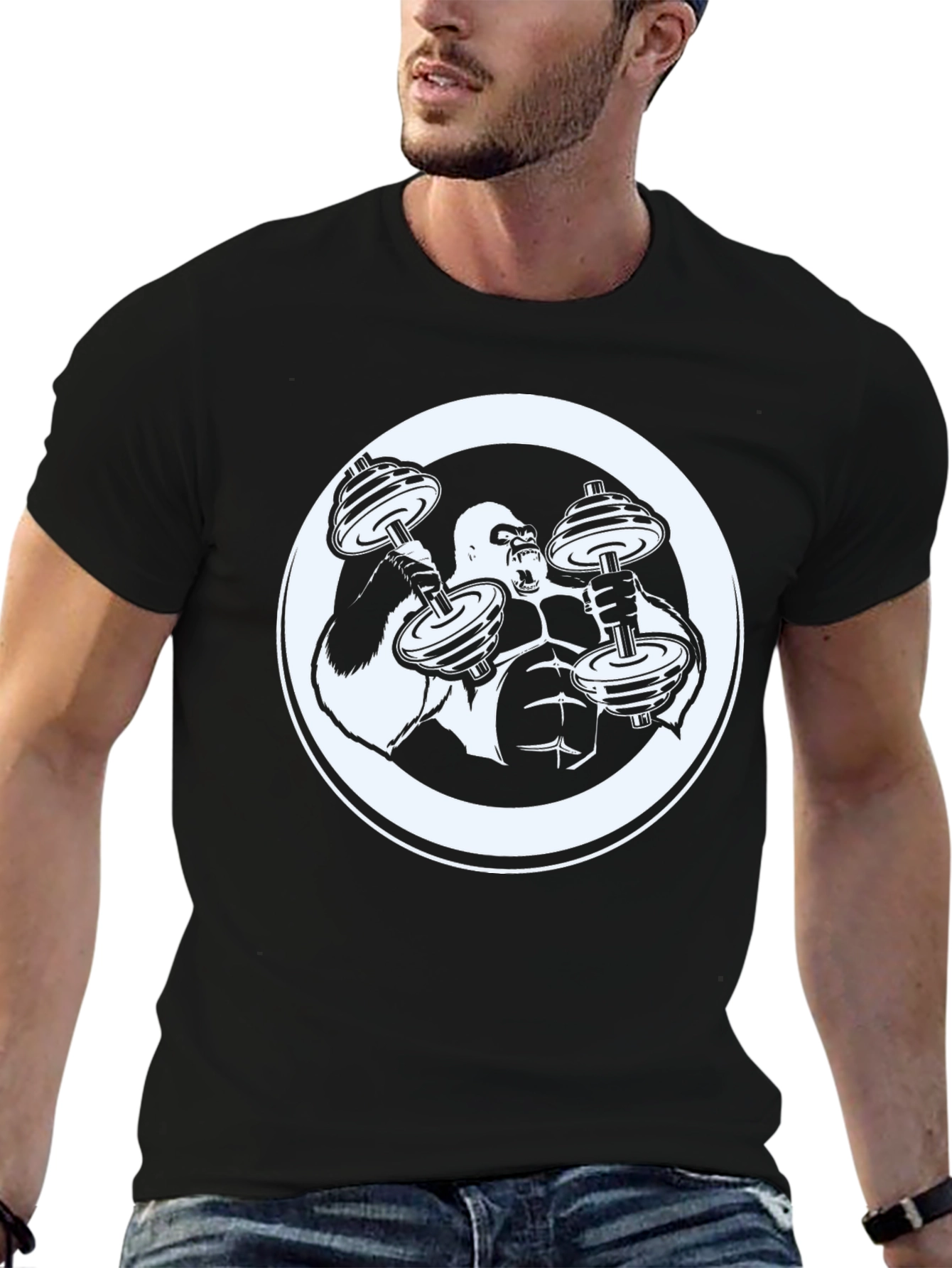 Gorilla Gym T-Shirt - Black