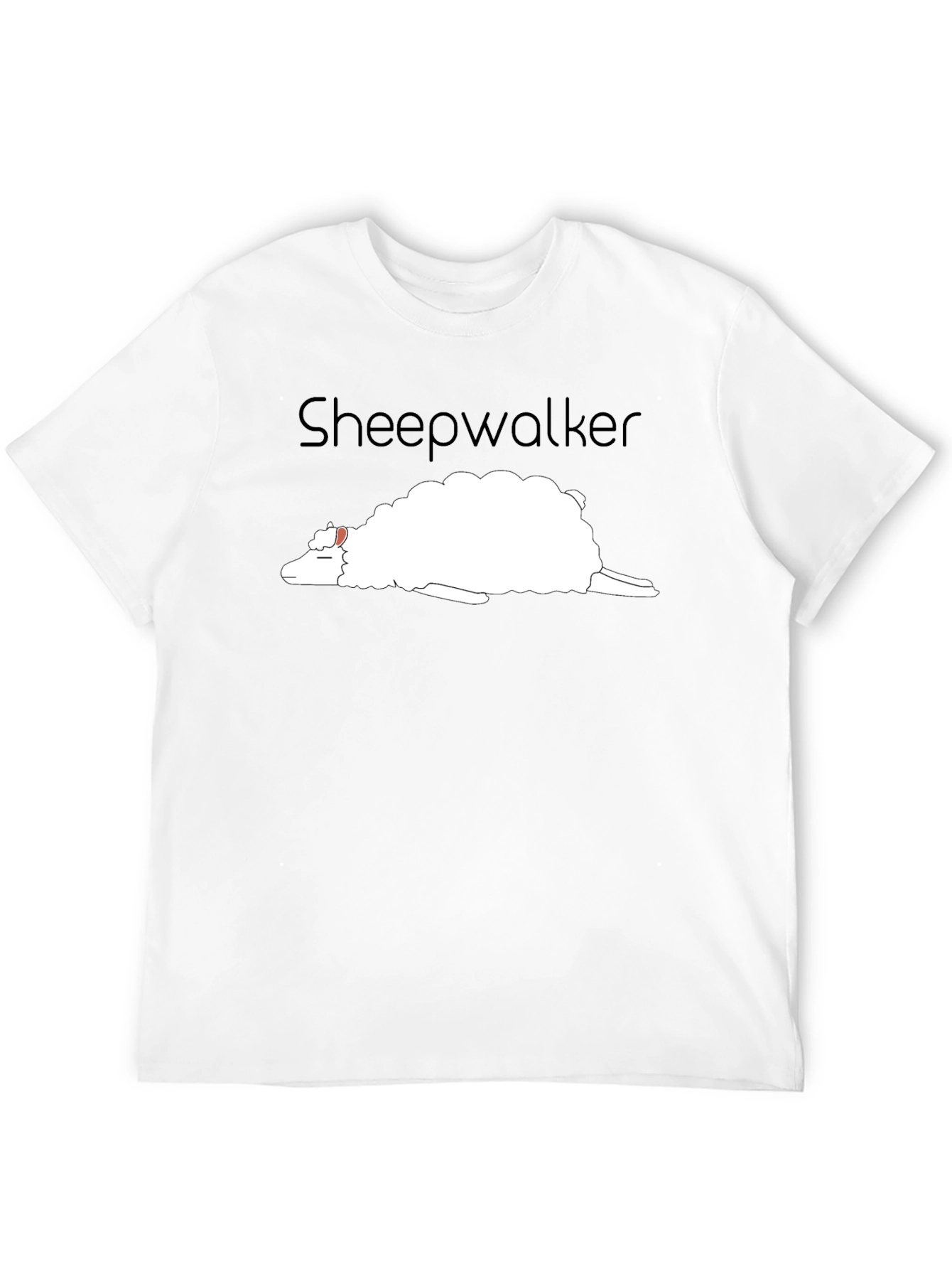 Sheepwalker Black T-Shirt - Funny Graphic Tee