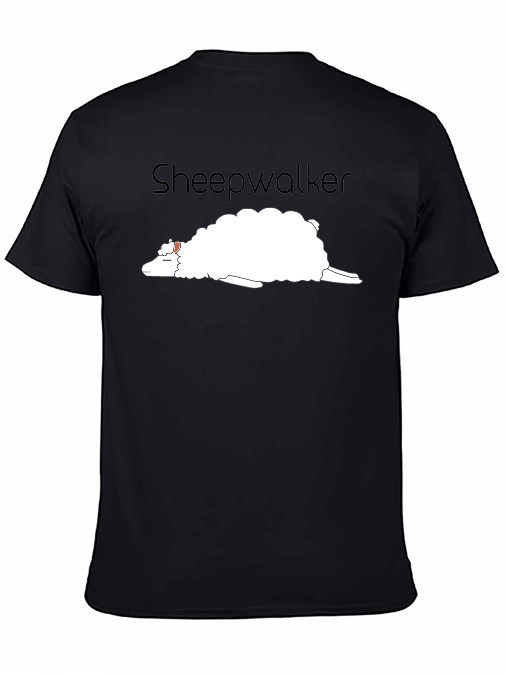 Sheepwalker Black T-Shirt - Funny Graphic Tee