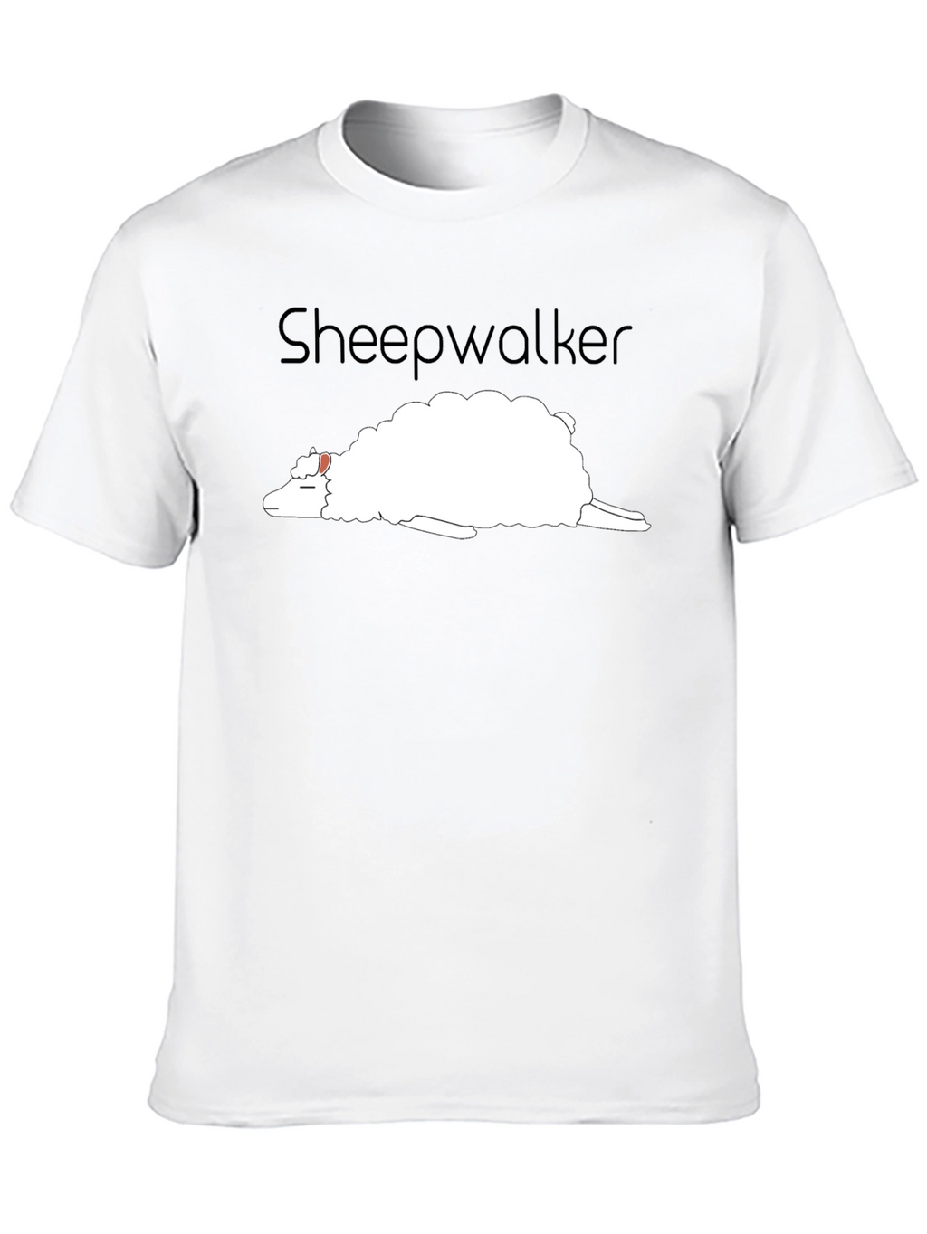 Sheepwalker Black T-Shirt - Funny Graphic Tee